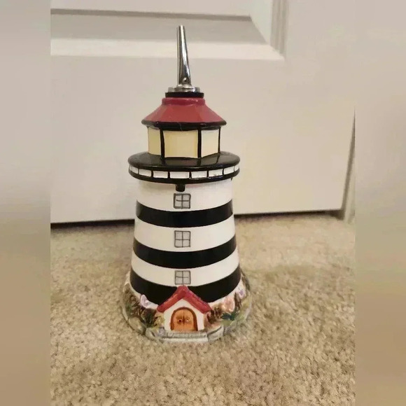 Ceramic Lighthouse Liquor Pour Bar Drinks - Picture 1 of 5